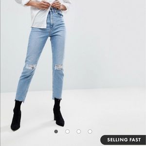 ASOS Design High Waisted Jeans 24